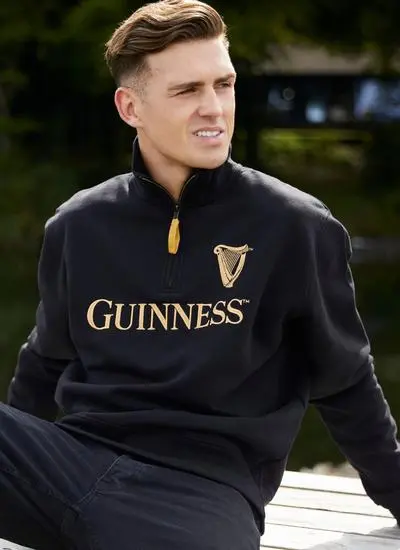 Guinness Quarter Zip Sweatshirt